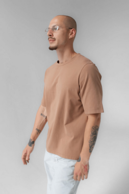 Футболка мужская Тезис, бежевый, 48-50