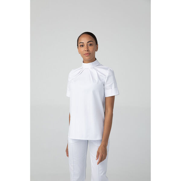 Туника женская Dr. Nice на кнопках сзади, белый, 42 - фото 1