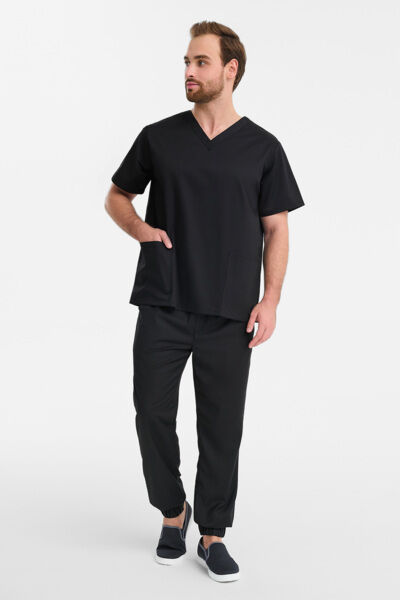 Джоггеры мужские Тезис TZ628, черный, 52 - фото 3