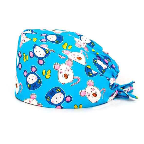 Шапочка медицинская, принт 