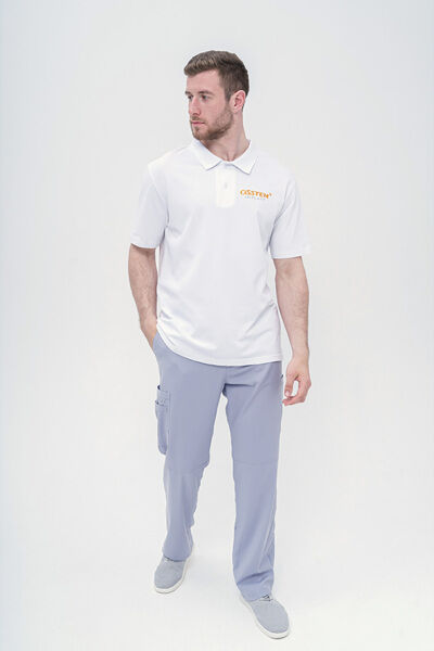 Поло мужское Osstem, белый, 52 - фото 0