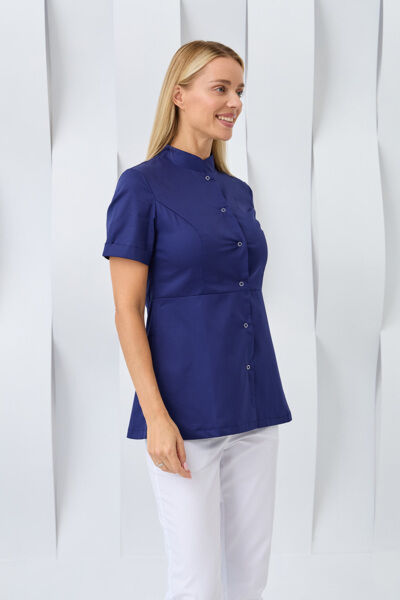 Туника женская Dr. Nice на кнопках, синий, 44 - фото 1