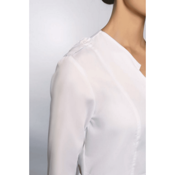 Халат женский 249 Satory, 3/4 рукав, белый, 60 - фото 4