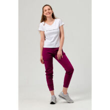 Брюки медицинские женские ELYON, бордовый, 44