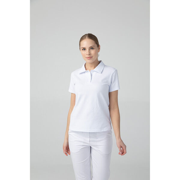 Поло женское DRN110, белый, 46 - фото 4