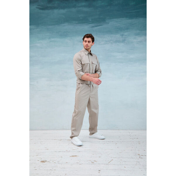 Комбинезон мужской Dr. Nice, с поясом с пряжкой, бежевый, 54 - фото 2