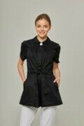 Туника женская Dr. Nice на пуговицах, черный, 44