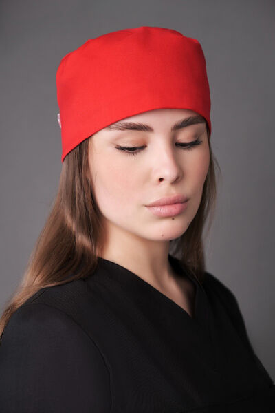 Шапочка медицинская Тезис TZ001, красный