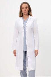 Халат женский 215 Ultra, длинный рукав, белый, 52