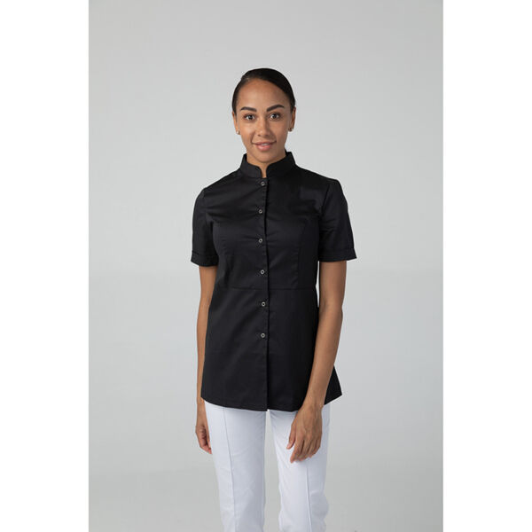 Туника женская Dr. Nice на кнопках, черный, 42 - фото 3