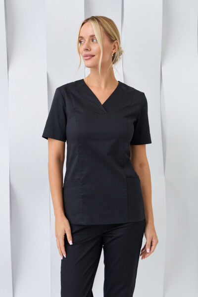 Топ женский Dr. Nice, хирургический, черный, 54 - фото 0