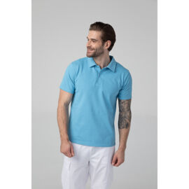 Поло мужское, голубой, 46