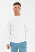 Лонгслив мужской Тезис TZ512, белый, 50