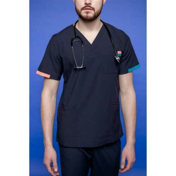 Туника мужская 258 Michigan, R156 тёмно-синий, XL - фото 1