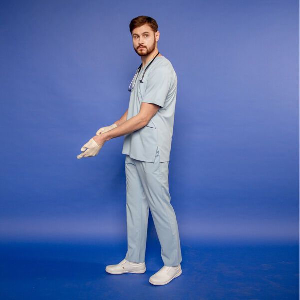 Туника мужская 257 Tennessee, R132 светло-голубой, 4XL - фото 2