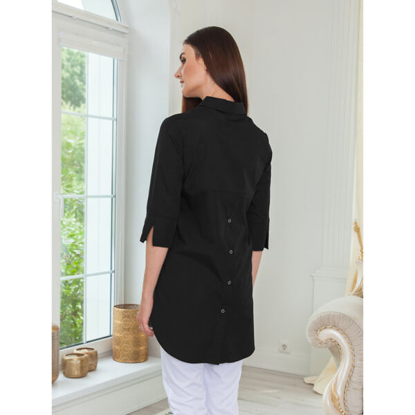 Рубашка женская на кнопках, черный, 50 - фото 1