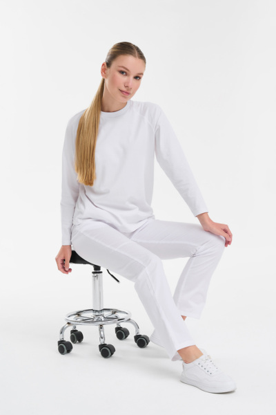 Лонгслив женский Тезис TZ112, белый, 44 - фото 2