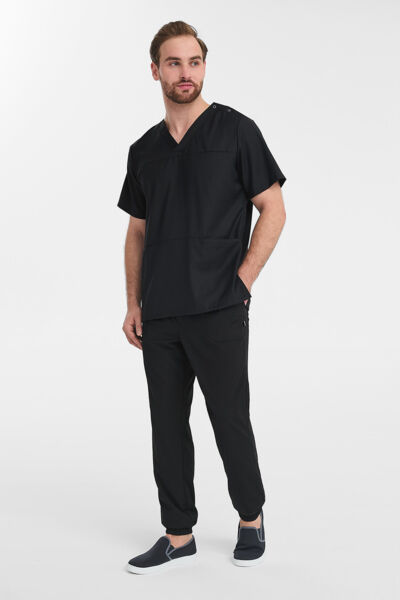 Джоггеры мужские Тезис TZ625, черный, 56 - фото 2