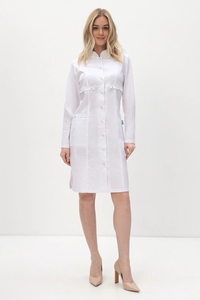 Халат женский 292 Ultra, длинный рукав, белый, 58 - фото 3