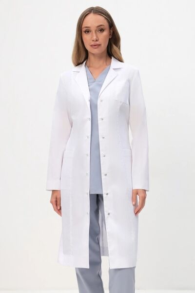 Халат женский 215 Ultra, длинный рукав, белый, 56 - фото 0