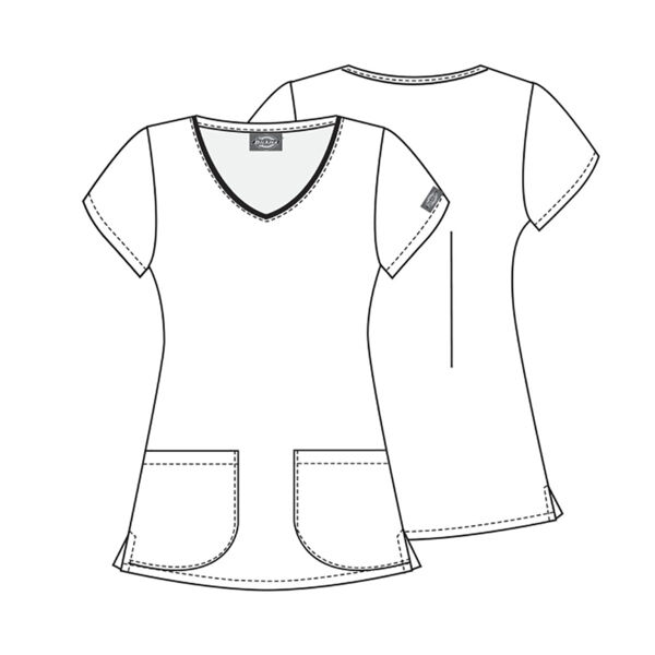 Топ женский Dickies DK700, с пандами, XS - фото 3