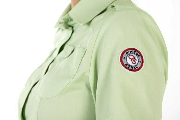 Блуза женская «Сафари», зеленый лист лайт, 40 - фото 2