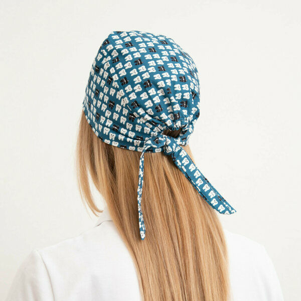 Шапочка медицинская, мелкий принт 