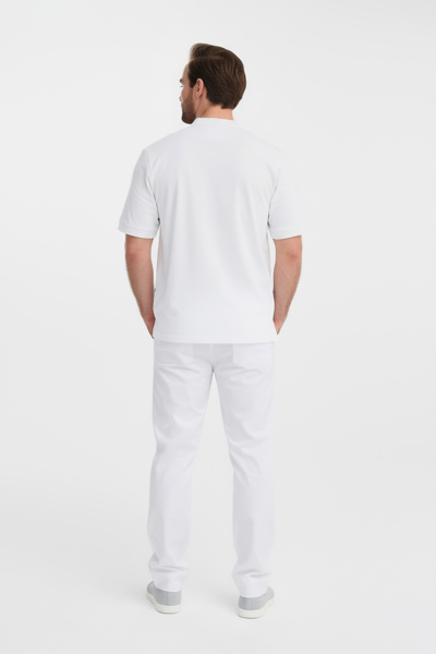 Поло мужское Тезис TZ560, белый, 48 - фото 6