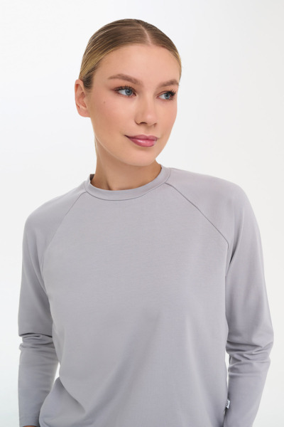 Лонгслив женский Тезис TZ112, серый, 48 - фото 4