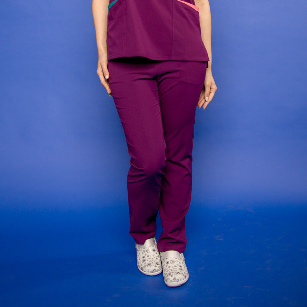 Брюки женские, R143 пурпурно-фиолетовый, XXL - фото 0