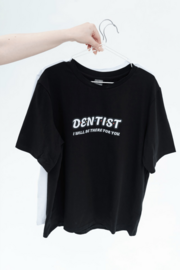 Футболка мужская Тезис, принт "Dentist", черный, 50-52