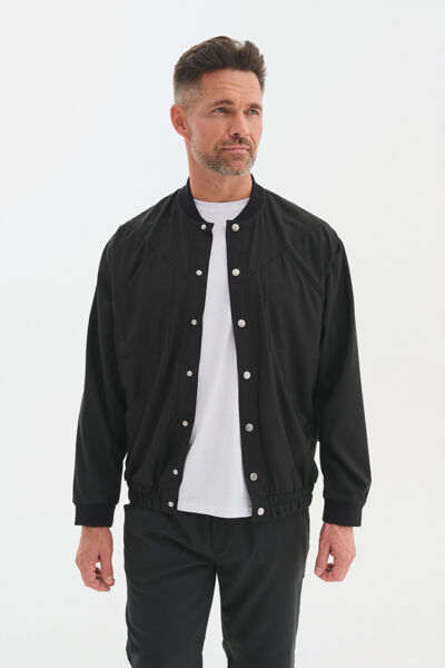 Бомбер мужской Тезис TZ690, черный, 50 - фото 0