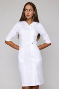 Халат женский 278 Ultra, 1/2 рукав, белый, 44