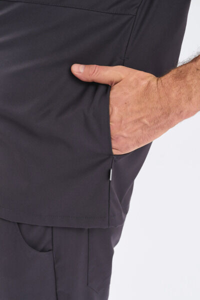 Рубашка мужская на молнии Тезис TZ700, графит, 50 - фото 2