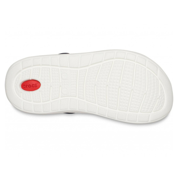 Сабо CROCS LiteRide Clog, темно-синие с красным задником, 41-42 - фото 3