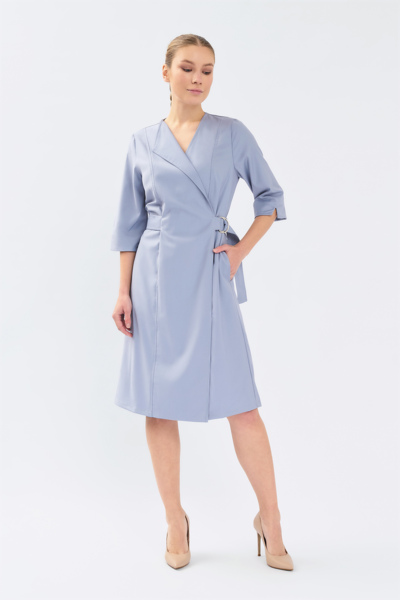 Халат-платье Тезис TZ150, серый, 44 - фото 1