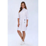 Халат женский 206, белый, 42