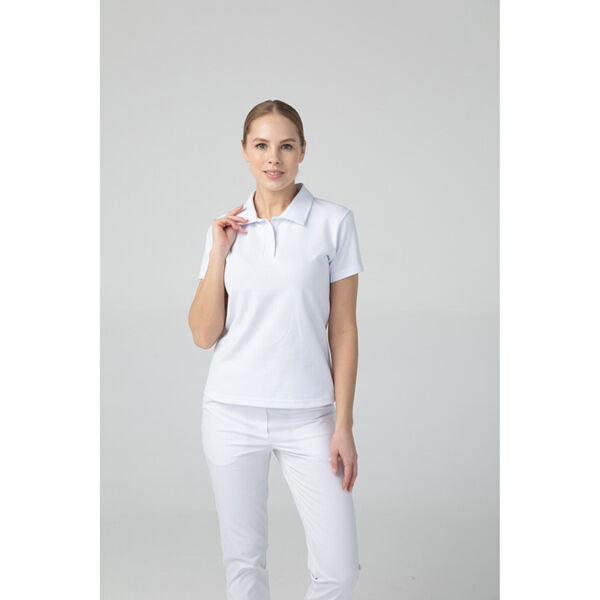 Поло женское DRN110, белый, 46 - фото 2