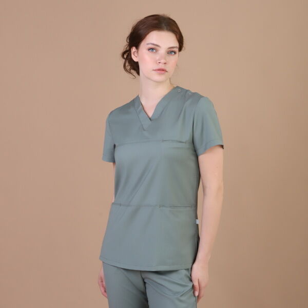 Туника женская Тезис TZ300, оливковый, 60