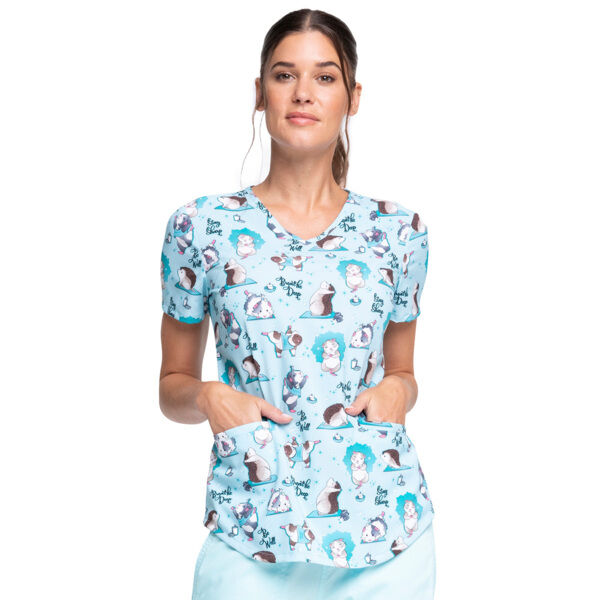 Топ женский Cherokee CK637, ёжики, M - фото 0