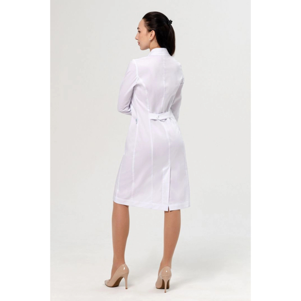 Халат женский на кнопках 294, белый, 50 - фото 2