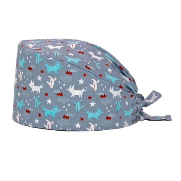 Шапочка медицинская, принт