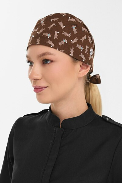 Шапочка медицинская Тезис TZ002, принт 