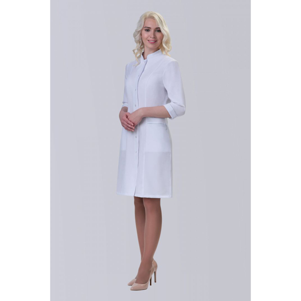 Халат женский 206, белый, 42