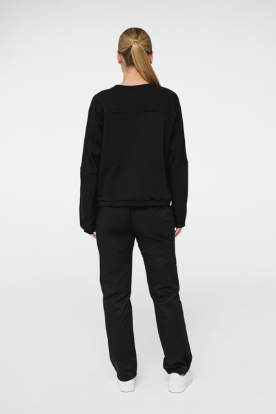 Свитшот женский Тезис TZ113, tangle, черный, 48-50 - фото 5