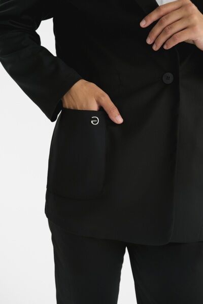 Пиджак женский Тезис TZ230, черный, 52 - фото 2