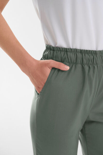 Брюки женские Тезис TZ315, оливковый, 58 - фото 1