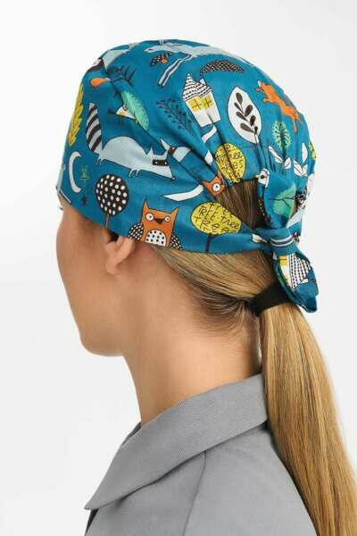 Шапочка медицинская Тезис TZ002, принт 