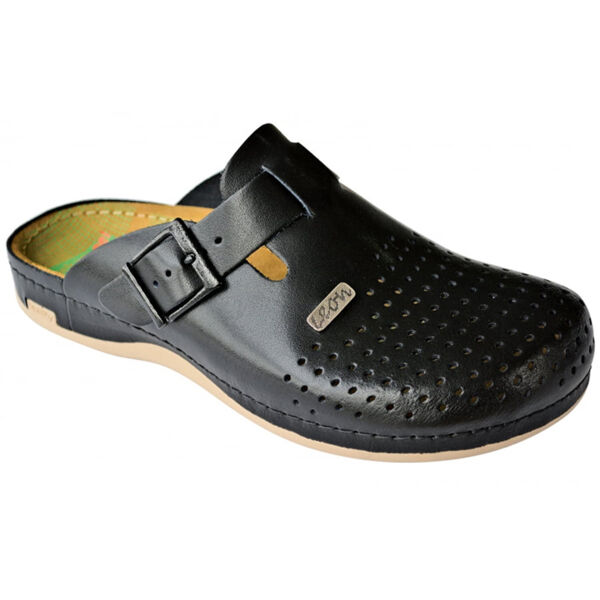 Тапочки-сабо Леон 700М, мужские, черные, 46 - фото 0