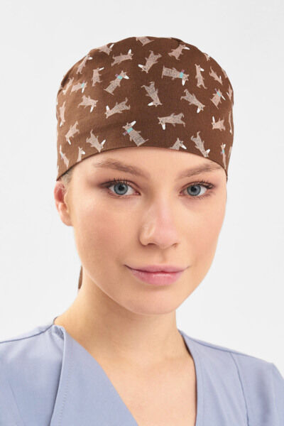 Шапочка медицинская Тезис TZ002, принт 